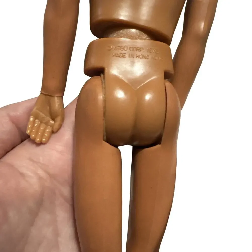 Vintage 1976 Mego Sonny Bono 12” Action Figure Doll Nude Hong Kong Cher TV